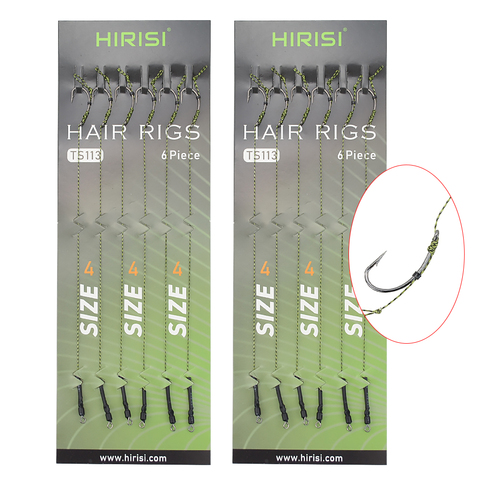 12 x Carp Fishing Ready Made Hook Link Tied Rigs Terminal Tackle ► Photo 1/6