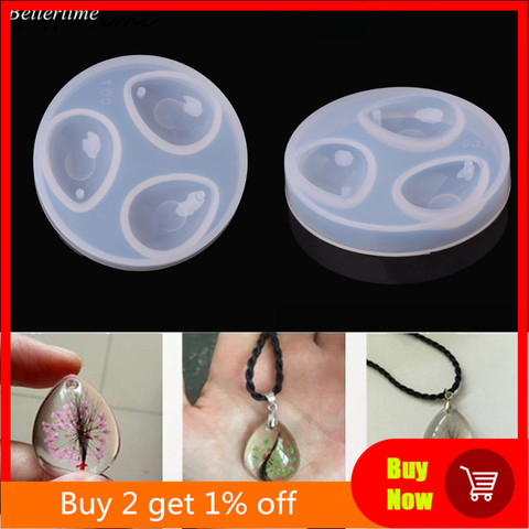 DIY Silicone Pendant Water Drop Gem Mold Resin Casing Craft Making Tool Jewelry ► Photo 1/6