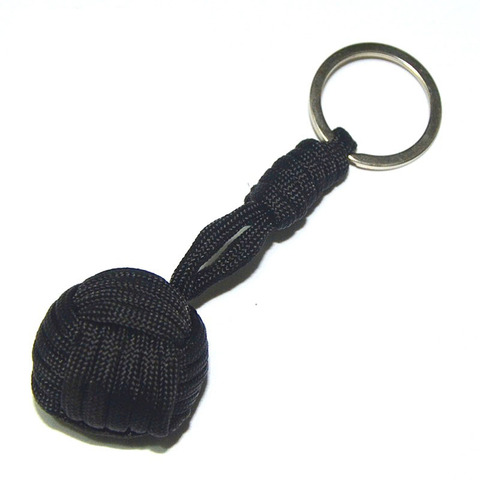 Self Defense Lanyard Monkey Fist Keychain Outdoor Security Protection Defensa Personal Steel Ball Women Survival Weapon ► Photo 1/6