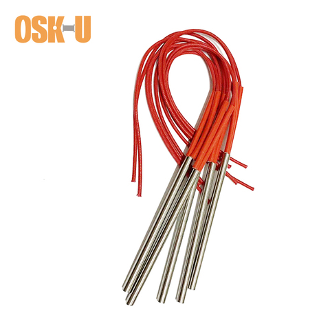 5PCS Tubular Heating Element 10mm Tube Diameter Electric Heating Resistors Cartridge Heater Element for Packing Machine ► Photo 1/1