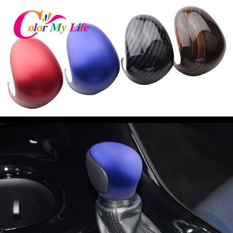 Color My Life ABS Car Shift Knob Protection Cover Fit for Toyota C-HR CHR 2016 - 2022 Gear Head Shift Collars Accessories ► Photo 1/6