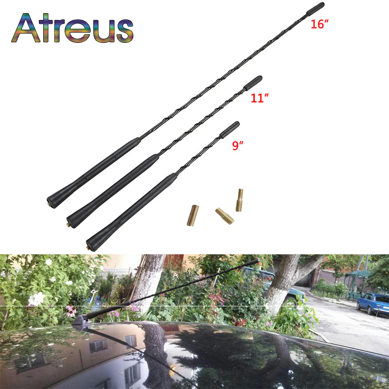 16 Antenna Aerial AM FM Radio Replacement Car Auto Roof Mast Whip  Universal