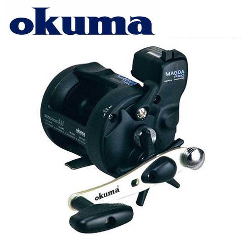 OKUMA Fishing Reel MAGDA  Linecounter DT MA-15DT-T Multirolle Sea Baitcasting Reel ► Photo 1/5