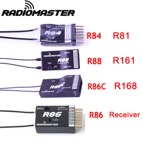 Radiomaster R81 R84 R86 R86C R88 R161 R168 4CH 6CH 8CH 16CH Receiver Receptor SBUS RSSI for FRSKY D8 D16 TX16S SE RC FPV Drones ► Photo 1/6