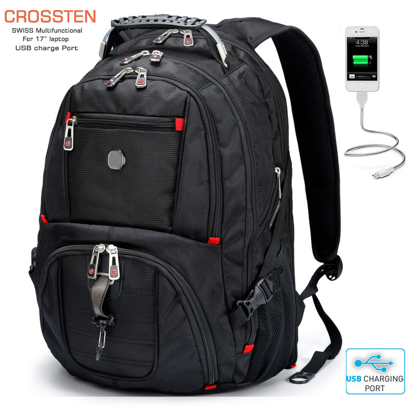 New Swiss Military Army Waterproof Travel Bags 17.3" Laptop Backpack Multifunctional Large Capacity USB Charging Port Backpack - Price history & Review | AliExpress Seller - crossten Official Store | Alitools.io New Swiss Military Army Waterproof Travel Bags 17.3" Laptop Backpack Multifunctional Large Capacity USB Charging Port Backpack - Price history & Review | AliExpress Seller - crossten Official Store | Alitools.io