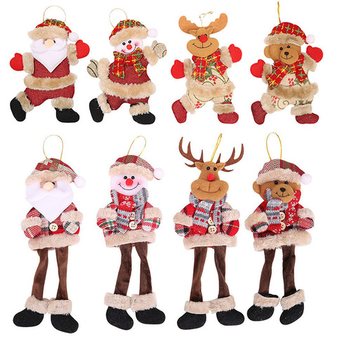 New Year 2022 Cute Santa Claus Snowman Dolls Christmas Tree Decoration for Home Xmas Elf Navidad Kids Gift Merry Christmas Decor ► Photo 1/6