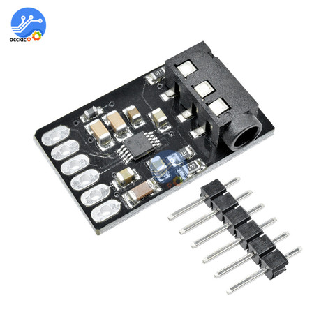 CS4344 D/A Digital to Analog Stereo Audio Converter Board Module 2-200kHz linear analog Low-pass Filter Auto-speed for Arduino ► Photo 1/6