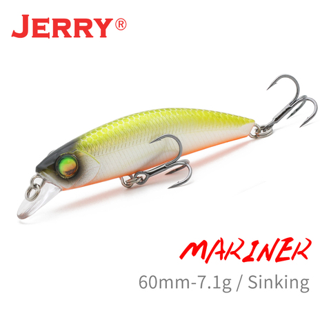 Jerry Mariner crank wobblers deep diving fishing lure 6cm 7g sinking bass pike lures sea boat Artificial bait ► Photo 1/6