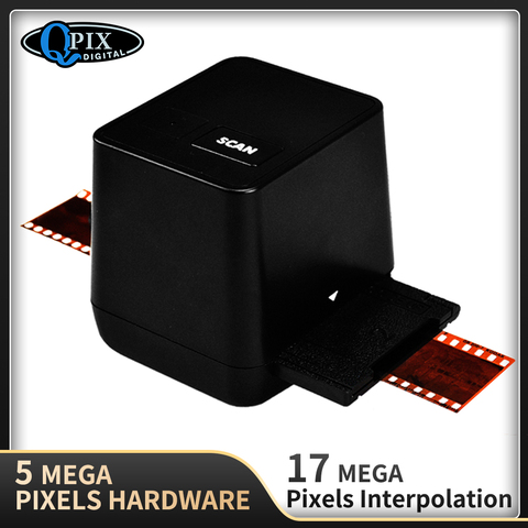 Protable Negative Film Scanner 35mm 135 Slide Film Converter Photo Digital Image 17.9 Mega Pixels Monochrome Slide Film Scanner ► Photo 1/6