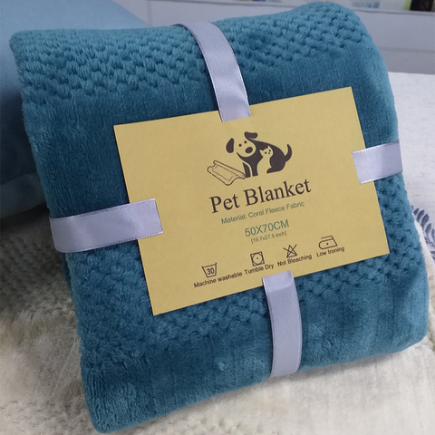 Pet Blanket ,Warm Bed Mat for Dogs and Cats,Soft and Fuzzy Fleece Cover,Washable Fluffy Throw,Puppy Kitten Indoor Outdoor ► Photo 1/6