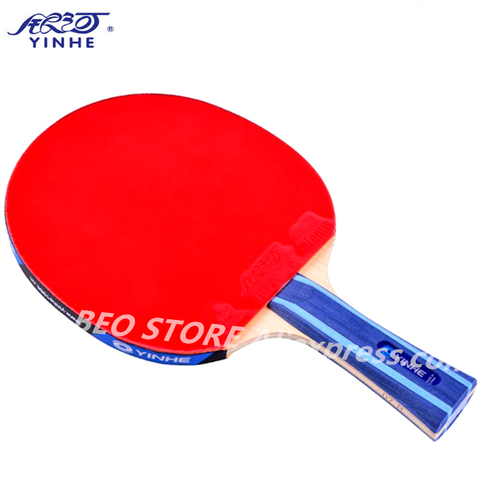 YINHE 5-star 7-star Racket Galaxy Training pure wood pips-in rubber table tennis rackets ping pong bat ► Photo 1/6
