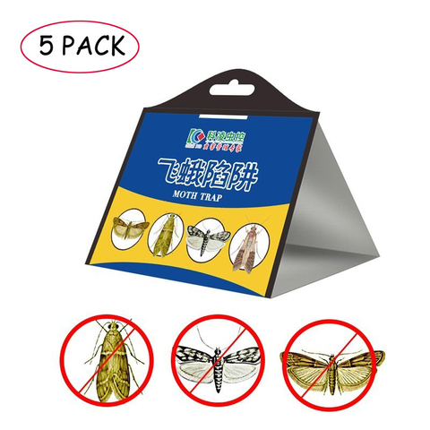 5pcs Fly Moth Trap Pest Control Effective Moth Killer Mole Repeller Pest Reject Fly Trap Insects Eco-friendly for Home Outdoor ► Photo 1/5