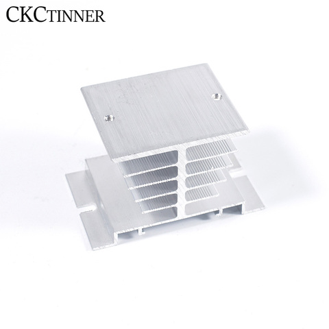 1pcs 10A-40A relay  Single Phase Solid State Relay SSR Aluminum Heat Sink Dissipation Radiator Newest,Suitable ► Photo 1/6