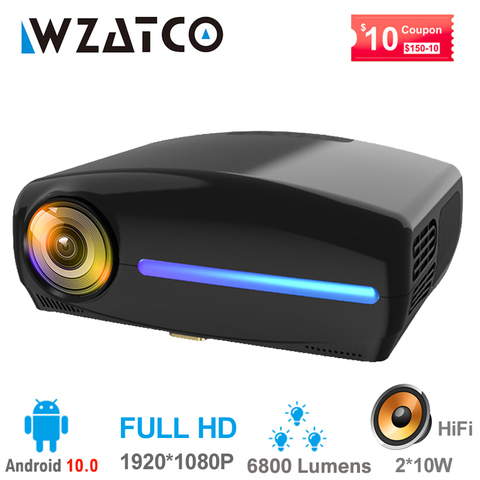 Proyector Full Hd Led 4K Home Theater  Proyector 4K 3D Home Theater - T6  Full Hd Led - Aliexpress