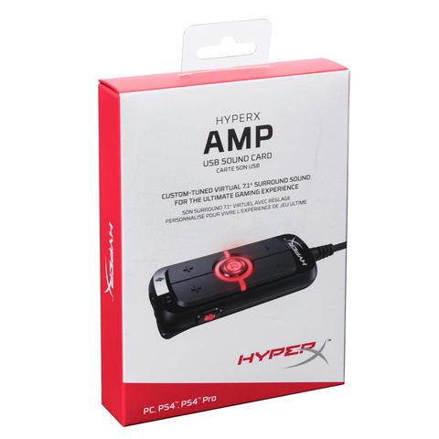 HyperX Amp 7.1 headset sound card 7.1 Headphone Sound Card for HyperX Cloud Alpha Silver Core accessory headset amp hx usccamss ► Photo 1/5