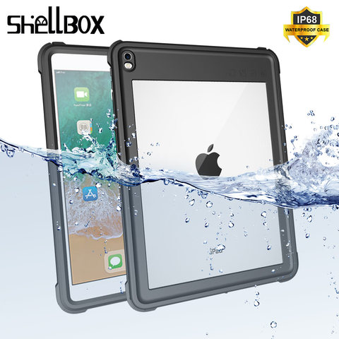 Powerful Shockproof Waterproof For iPad pro 10.5 9.7 inch 2022 2017 Case With Pencil Holder Soft Silicone Case For iPad Mini 4 5 ► Photo 1/6