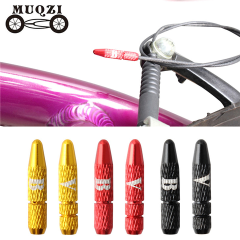 MUQZI Brake Shifter Cable Tail Cap Aluminum Alloy Ultra-light Bike Brake Shifter Inner Cable End Caps Wire End Cap Brake Parts ► Photo 1/6