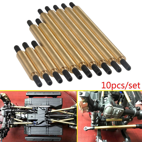 YEAHRUN 10pcs Metal Steering & Suspension Linkage Kit Upgrade for 1/10 RC Crawler TRAXXAS Trx-4 ► Photo 1/6