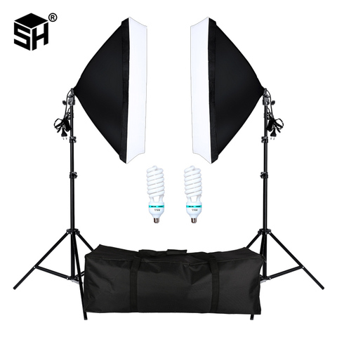 Professional Photography Softbox with E27 Socket Light Lighting Kit for Photo Studio Portraits, Photography and Video Shooting ► Photo 1/6