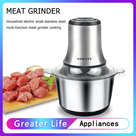 New Electric Meat Grinder Blender Mincer Food Chopper Processor Stainless  Steel