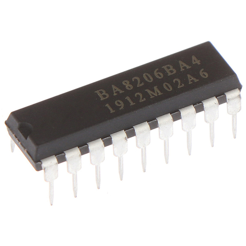 1Pcs BA8206BA4 BA8206BA4K Fan Power Chip Integrated DIP-18 ► Photo 1/6