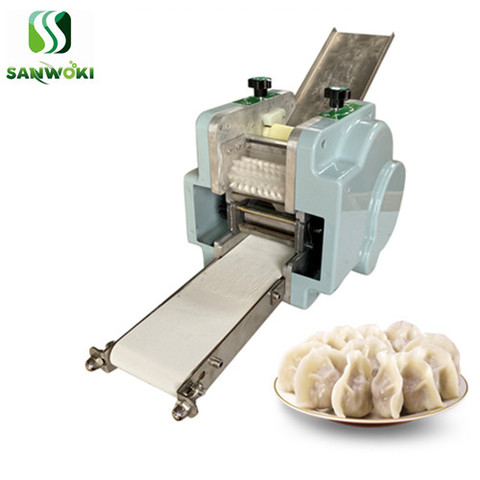 dumpling skin machine dumpling dough wrapper making machine Automatic Wonton Dumpling skin Press Machine gyoza skin machine ► Photo 1/6