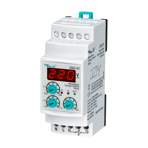 Ultra-small Digital MonoPhase Overvoltage & Undervoltage Protection Relay ► Photo 1/5