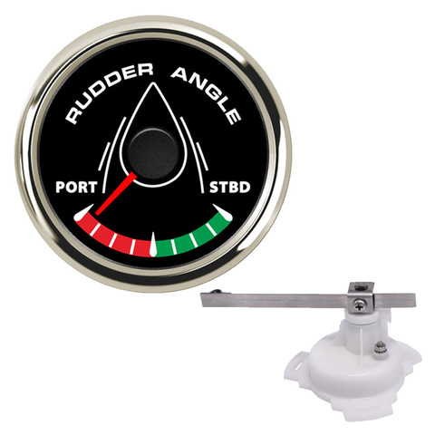 52mm Boat Marine Rudder Angle Indicator 0-190 ohm With Rudder Angle Sensor 8 color backlight 12V/24V ► Photo 1/6