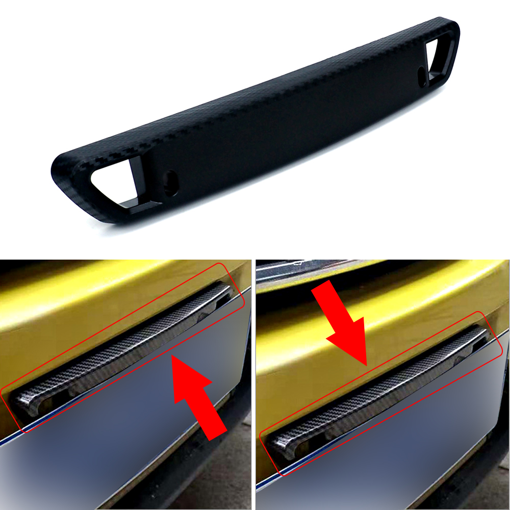 Universal Adjustable Car License Plate Holder Carbon Fiber Racing