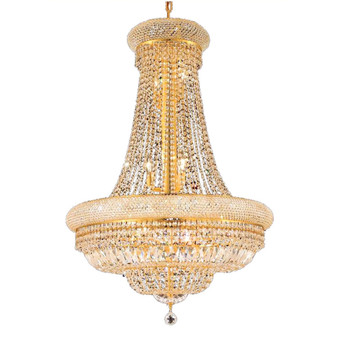 Phube Lighting French Empire Gold Crystal Chandelier Chrome Chandeliers Lighting Modern Chandeliers Light+Free shipping ! ► Photo 1/3