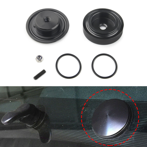 Car Rear Wiper Delete Kit Block Off Plug Cap For Honda Civic Si 2002-2004 2005 Acura Integra 1990-2001 RSX 2002-2006 ► Photo 1/6