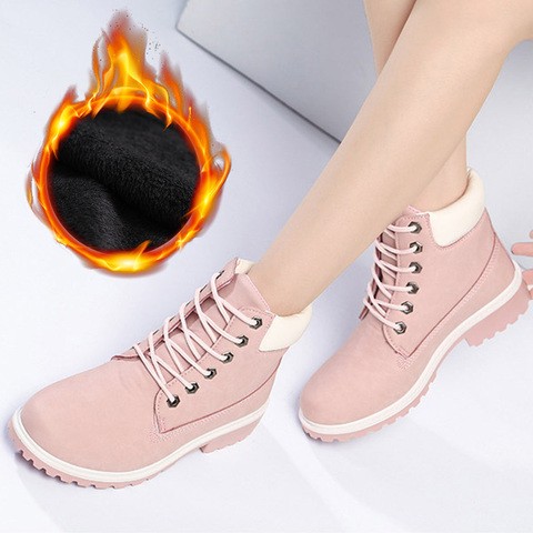 2022 Winter Boots Women Shoes Warm Plush for Cold Winter Woman Snow Boots Fashion Women Ankle Boots Female Footwear Hard Outsole ► Photo 1/6