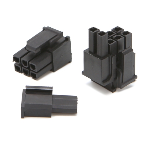 30 Pcs 4.2mm 6+2 Pin Male Power Connector Plastic Shell For PC Graphics Card PCI-E ► Photo 1/6