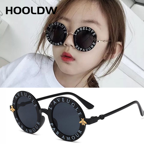 New Fashion Small Round Kids Sunglasses Brand Designer Bee Children Sunglasses Boys Girls Baby Outdoors Goggle Shades Eyewear ► Photo 1/6