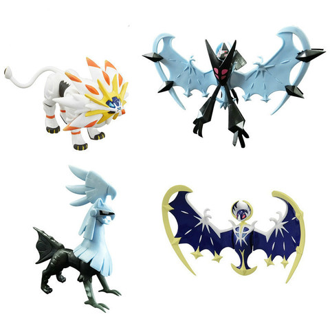 Pokemon Sun and Moon Solgaleo Lunala Necrozma Plush Toys Soft