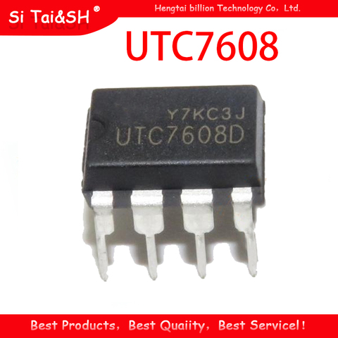 10PCS  UTC7608D UTC7608 YW DIP8  Power management chip quality assurance ► Photo 1/1