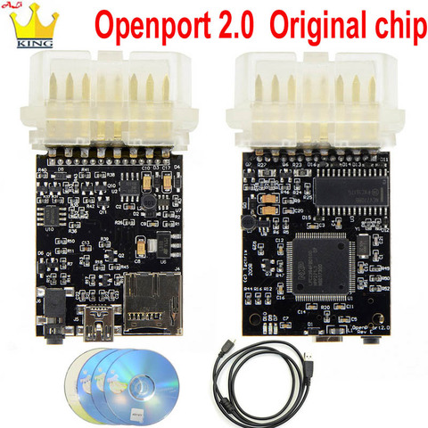 Openport 2.0 J2534 ECU Flash Chip Tuning Interface Tactrix Openport 2.0 Diagnose ECU FLASH Full Software PCB Golden Pin Adapter ► Photo 1/6