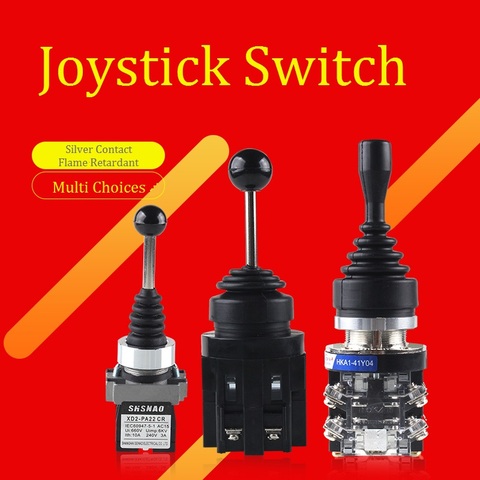 Joystick Switch 2Direction Joystick Controller 4Direction Cross Rocker Controller Switch for Industrial Machine 201 402 202 404 ► Photo 1/6