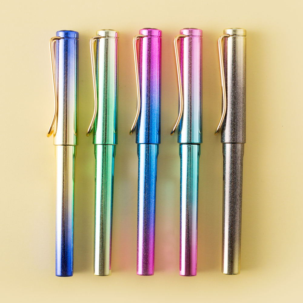 Dazzle Fountain Pen - Multicolor Luxury Metal Inking Pens School