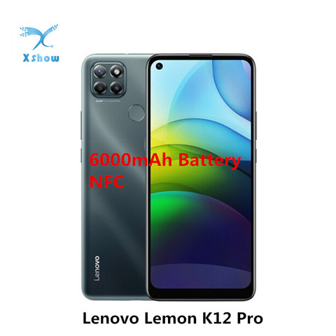 Lenovo Lemon K12 Pro Mobile phone NFC 6.8 inch 4GB 64GB Android 10 Snapdragon 662 Octa Core 6000mAh 64MP Camera Smartphone ► Photo 1/1