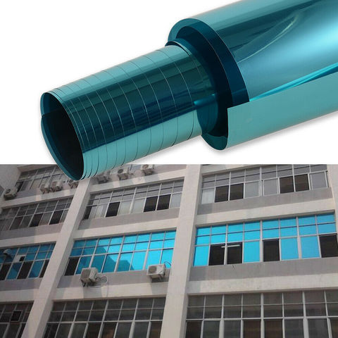 AuMoHall 50cm X 3m Window Tint Solar Film Foils 21% VLT Sea Green For Car Glass House Commercial Buliding Glass ► Photo 1/3