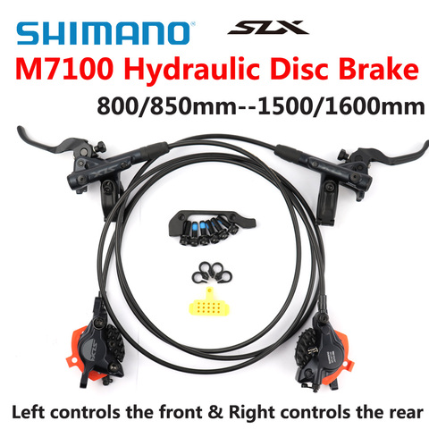 Shimano DEORE SLX M7100 M7120 Brake Mountain Bike Hydraulic Disc Brake MTB BR BL M7100 M7120 900MM 1600MM Left & Right MTB Parts ► Photo 1/6