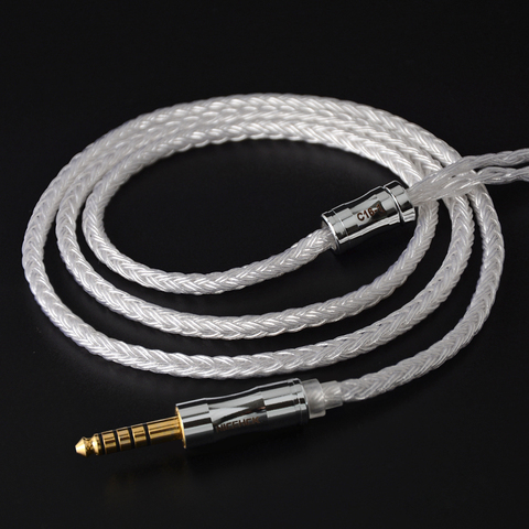 2022 NICEHCK C16-1 16 Cores Silver Plated Cable 3.5/2.5/4.4mm Plug MMCX/2Pin/QDC/NX7 For TFZ KZCCA ZSX C12 NICEHCK NX7 PRO BL-03 ► Photo 1/6