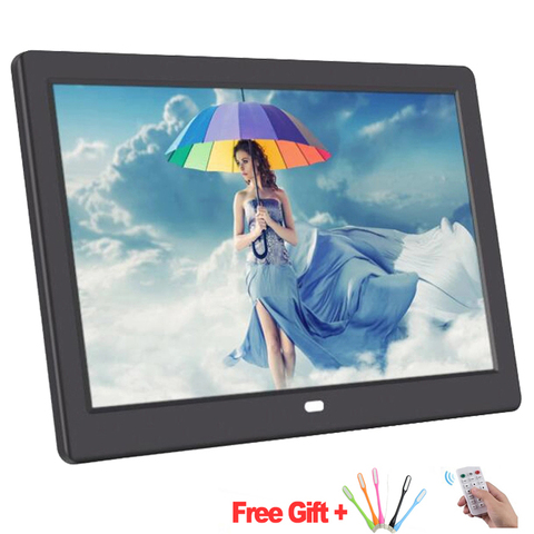 10 inch Screen LED Backlight HD 1024*600 digital photo frame Electronic Album Picture Music Movie Full Function ► Photo 1/6