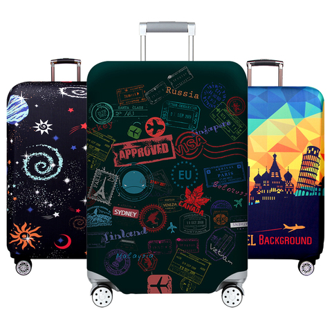 Hot Fashion World Approved Luggage Cover Protective Suitcase Cover Trolley Case Travel Luggage Dust Cover 18 to 32inch xt913 ► Photo 1/6