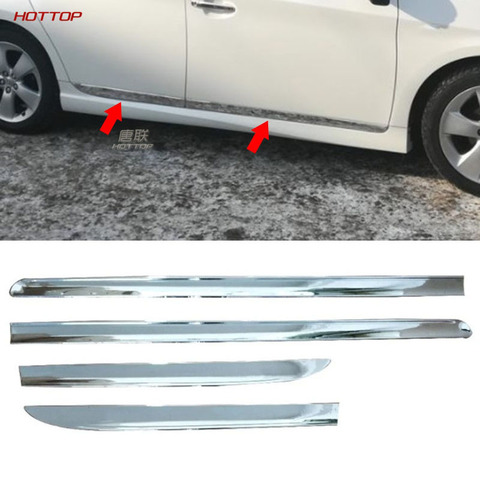 For Toyota Prius 30 Series 2010-2015 Door Panel Body Anti-Scraping Anti-Collision Strip Electroplated Door Trim Strip ► Photo 1/6