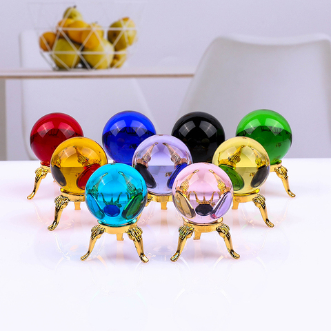 Mini Cute Crystal Ball Asian Rare Natural Magic Ball Healing Sphere Quartz Balls Crystal Craft Decor ► Photo 1/6