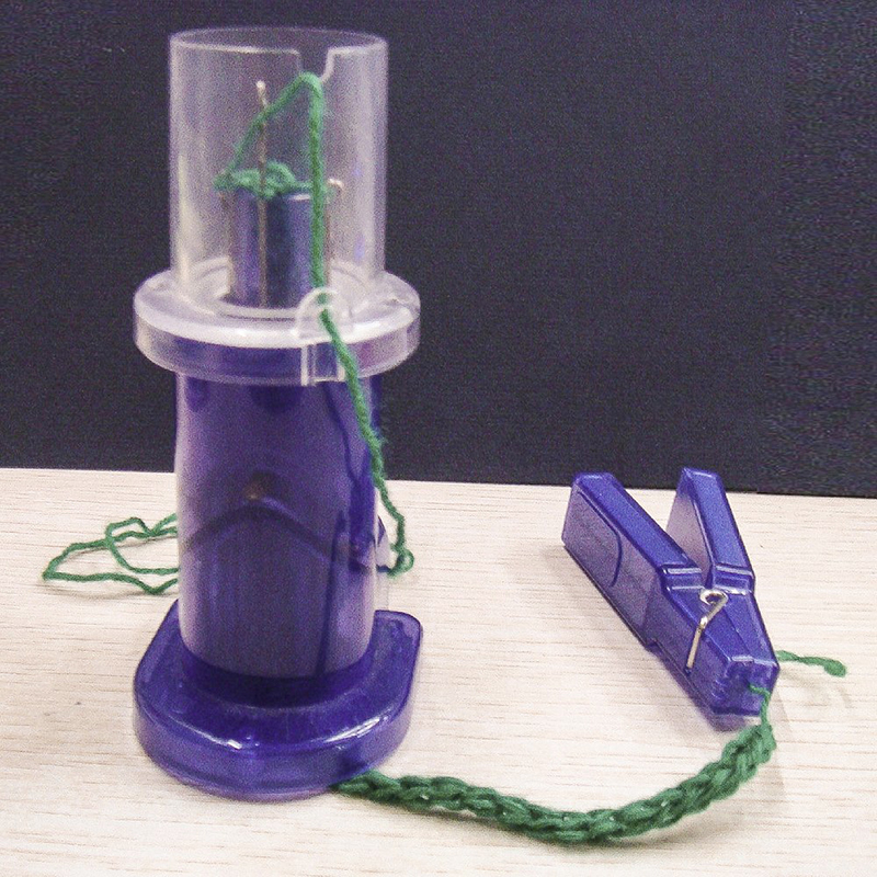 Hand-operated Embellish-knit Knitting Machine Spool Knitter Embellish Craft  Bracelet Weave Tool
