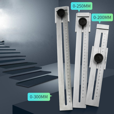 Marking square ruler 200/250/300mm woodworking machinist square woodworking measuring tools gauge scribe carpenter ► Photo 1/5