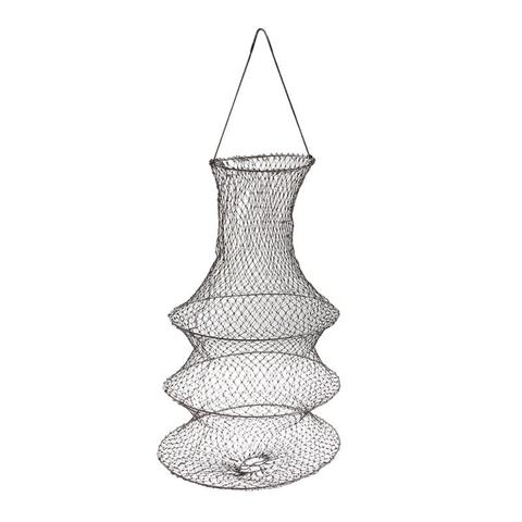 Fishing Net Cage Folding Fish Tackle Collapsible Fish Crayfish Crab Trap Net 60cm*34cm 3 Layers Shrimp Fishing Accessories ► Photo 1/6